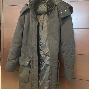 Black Zara Padded Coat